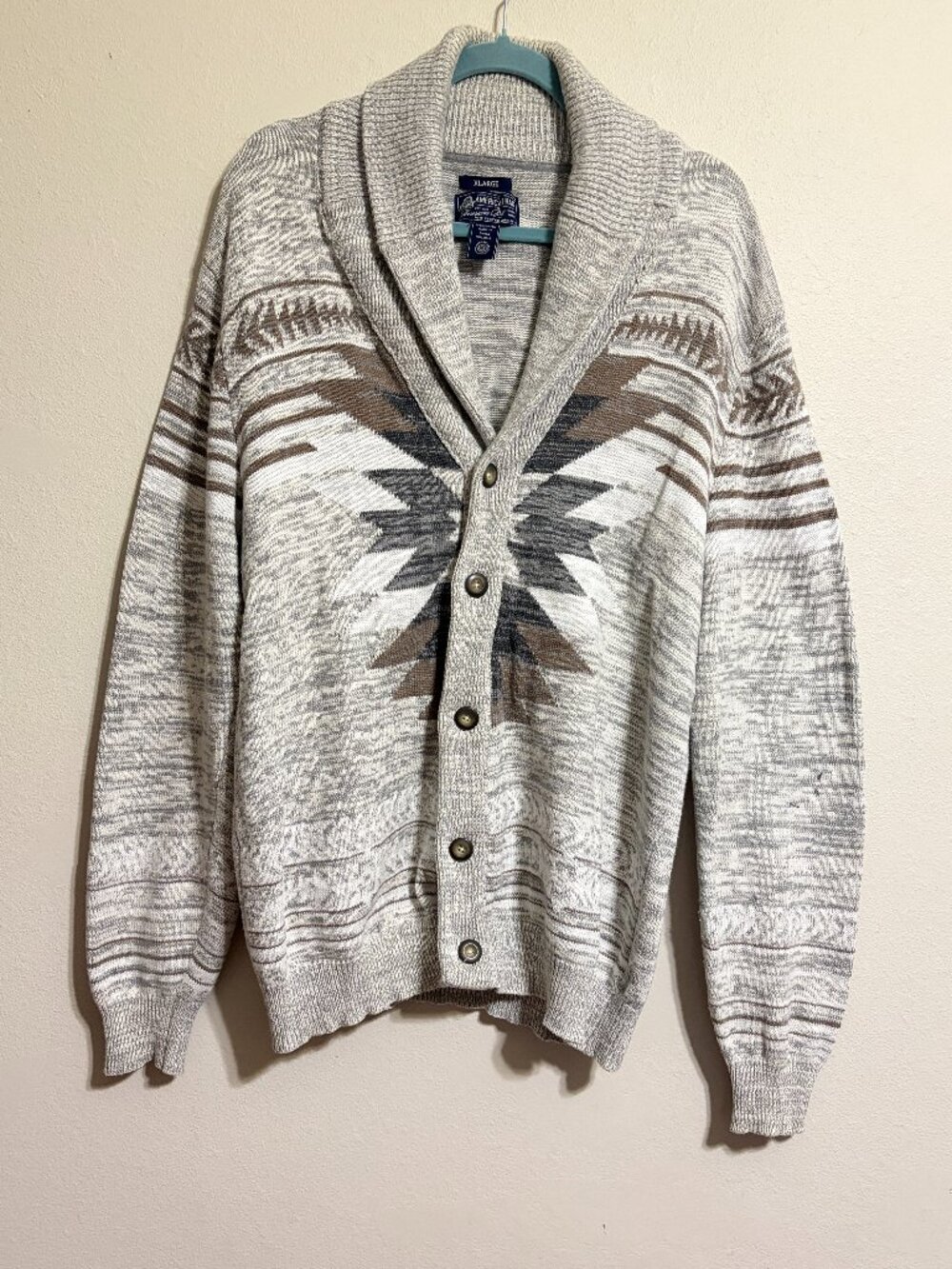 AMERICAN RAG CARDIGAN SWEATER MEN'S SIZE XL